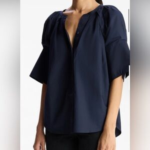 ALC cotton deep navy blouse - brand new